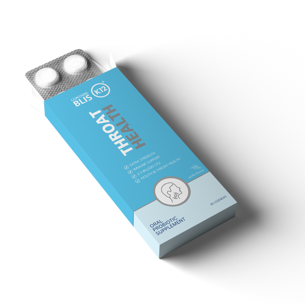 Probiotics for strep throat